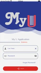 MyU Student Portal screenshot 1