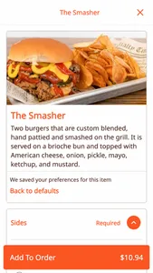 BG Burgers App screenshot 3