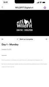 WILDFIT Digital screenshot 2