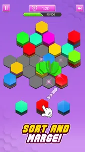 Hexa Sort Puzzle Merge Games screenshot 3