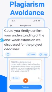 Paraphrase tool & Paragraph AI screenshot 2