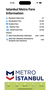 Istanbul Subway Map screenshot 2