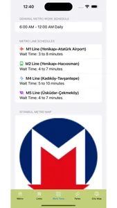 Istanbul Subway Map screenshot 4