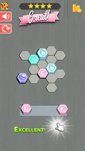 Hexa Sort Merge Puzzle Game 3D screenshot 3