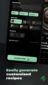 Slide Dish - AI recipes screenshot 1