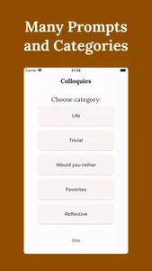 Colloquies: Conversation App screenshot 1