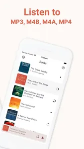 BookPlayer: MP3/M4B/M4A/MP4 screenshot 2