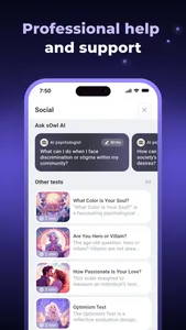 sOwl: AI support & Brain Tests screenshot 2