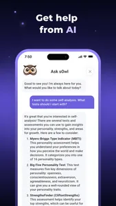 sOwl: AI support & Brain Tests screenshot 3