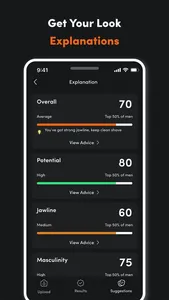 Umax AI: Face Scan & Rate face screenshot 4