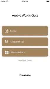 AWQ: Arabic Words Quiz screenshot 2