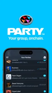 Party – Your group, onchain. screenshot 1