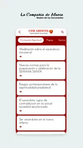 Cor Ardens - Compañía de María screenshot 3