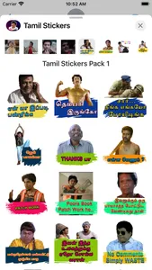 Animated Tamil Stickers screenshot 1