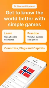 Geo Quiz: Learn Flags Capitals screenshot 0