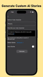 Novel Writing, AI Story Writer screenshot 2