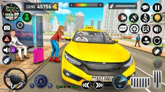 Crazy Taxi Driver: Car Games screenshot 0