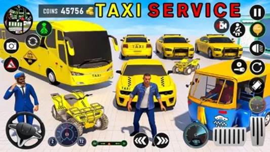 Crazy Taxi Driver: Car Games screenshot 2