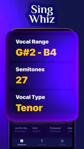 Sing Whiz - Vocal Range Test screenshot 1