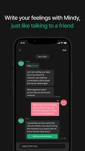 Mindy - AI Chat Diary screenshot 1