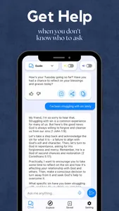 Christian Companion Bible Chat screenshot 2