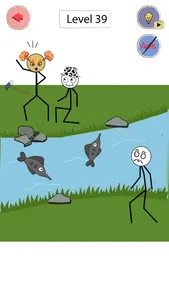 Stickman Puzzle Thief- No Wifi screenshot 1