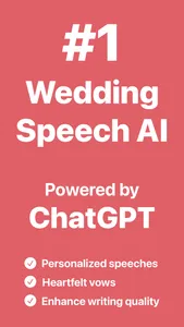 AI Wedding Speech Writer screenshot 0