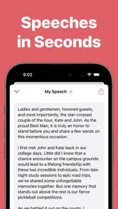 AI Wedding Speech Writer screenshot 1
