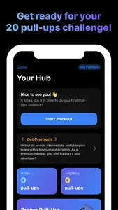 PullUps 20: Pull-Up Challenge screenshot 0