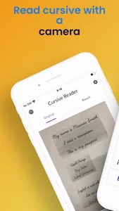 Cursive Writing Reader: Camera screenshot 0
