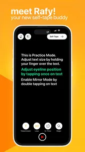 Rafy – Self-Tape Acting Reader screenshot 0