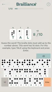 Brailliance - Learn Braille screenshot 1