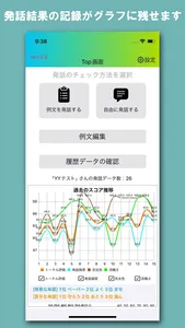 YY発音分析 - 音声認識を使って発話分析 - screenshot 1