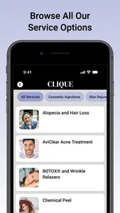 Clique Med Spa screenshot 1