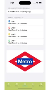 Madrid Subway Map screenshot 3