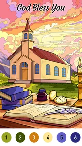Bible Color Paint By Number screenshot 1