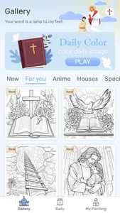 Bible Color Paint By Number screenshot 5
