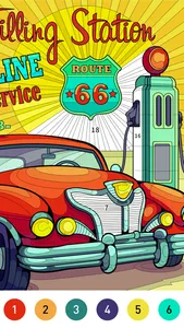 Nostalgia Color by number game screenshot 2