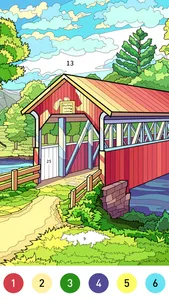 Nostalgia Color by number game screenshot 3