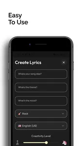 AI Lyrics App screenshot 2
