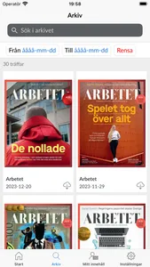 Arbetet screenshot 1