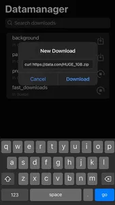 dManager - datamanager screenshot 2