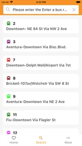Miami Bus Tracker - MDT screenshot 1