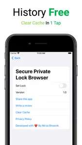 Secure Private Lock Browser screenshot 1