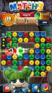 Button Eyed Rag Doll Match 3 screenshot 0