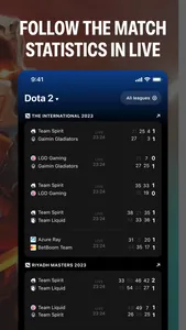 Flapscore – eSports Stats screenshot 1