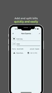 SplitBuddy - Split group bills screenshot 1