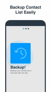 Restore My Contacts: Backup screenshot 1