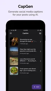 AI Caption for Photos - CapGen screenshot 0