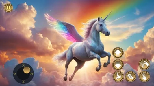 Flying Horse Unicorn Fantasy screenshot 1